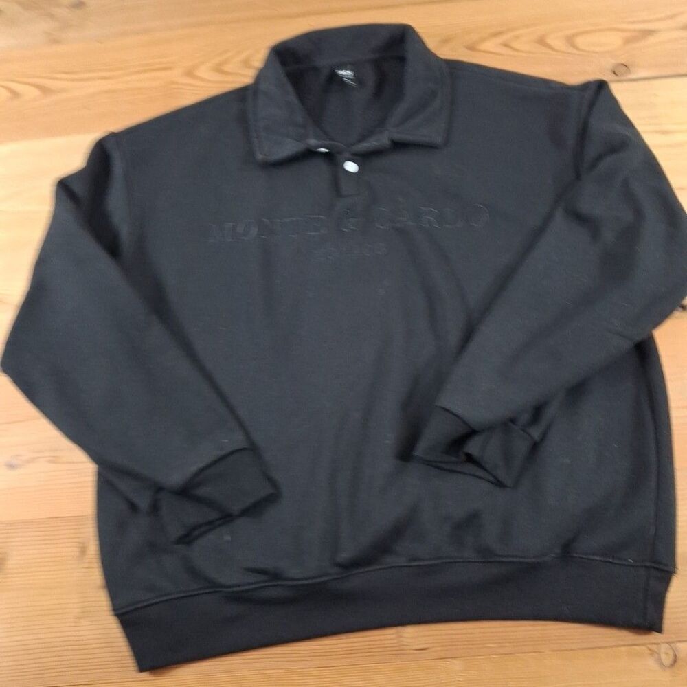 Dayz Monte Carlo Monaco Polo Long Sleeve Mens Large Black